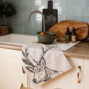 Scottish Linen with Cotton Tea Towels
