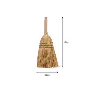 Traditional Straw Broom