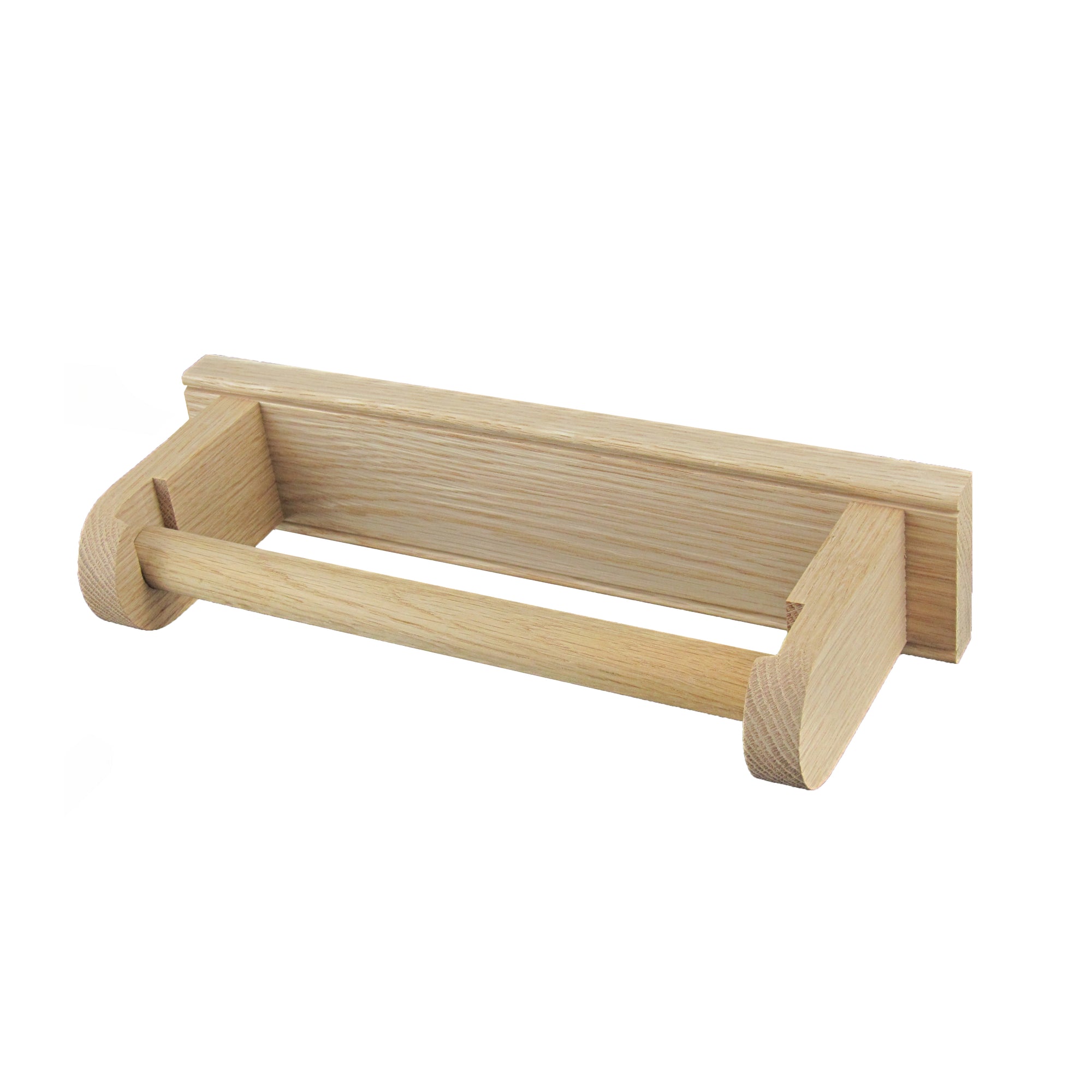 Solid Oak Kitchen Roll Holder