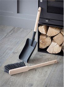 Jutland Steel Fireside Dustpan and Brush