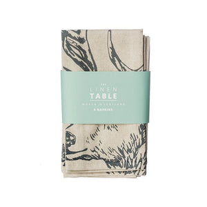 Scottish Linen stag napkins