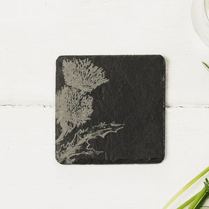 Scottish Slate Coaster with Scottish Theme Table ware