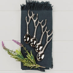 Scottish Themed Spoons - 2 Designs Antlers Or Thistle